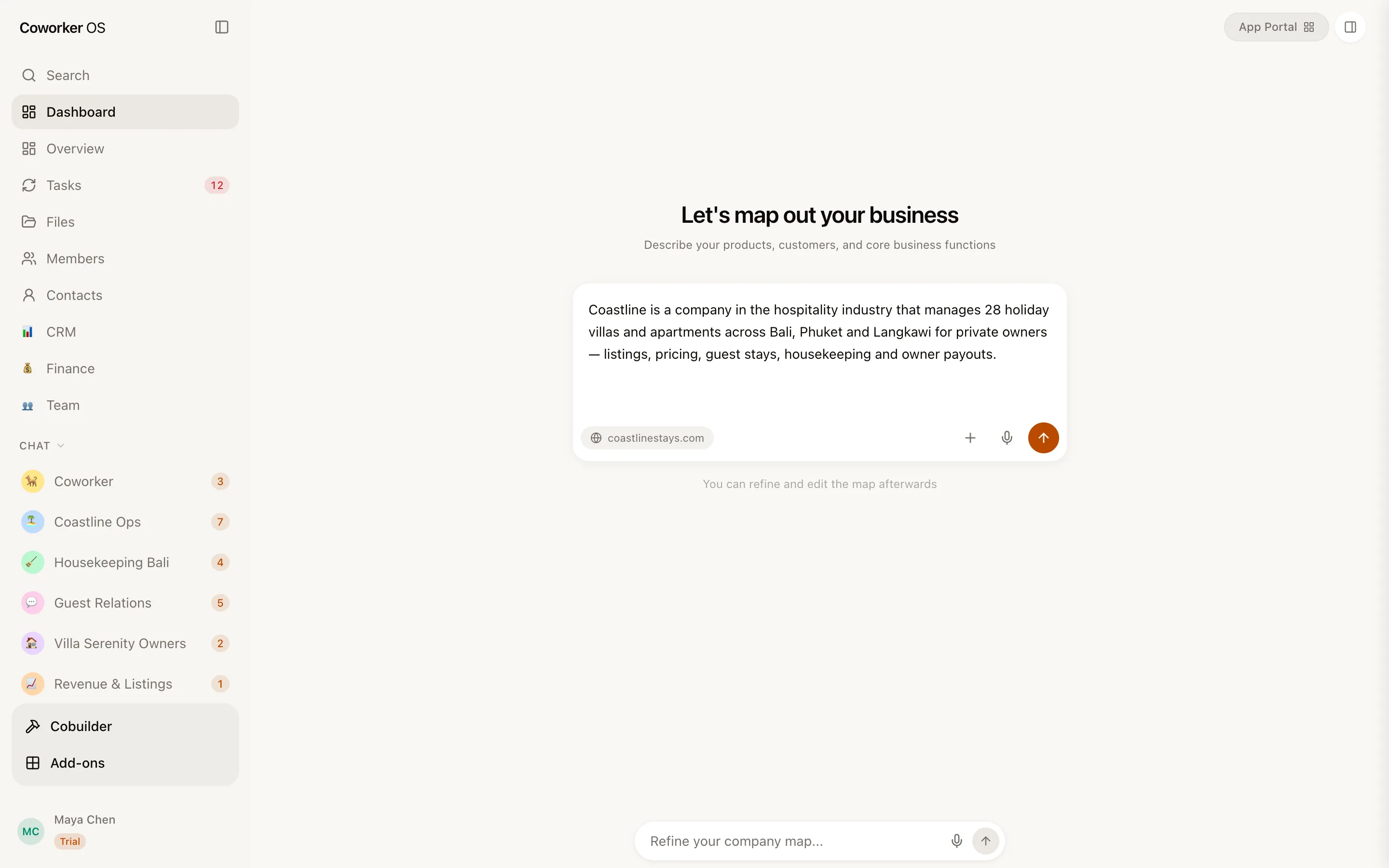 Describing the business in one sentence